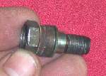 An adaptor made from an old spark plug