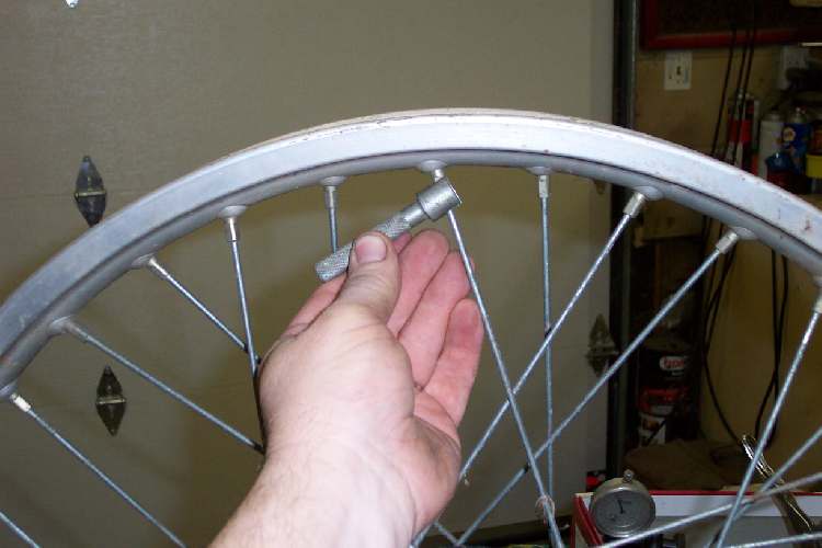 adjusting bike spokes